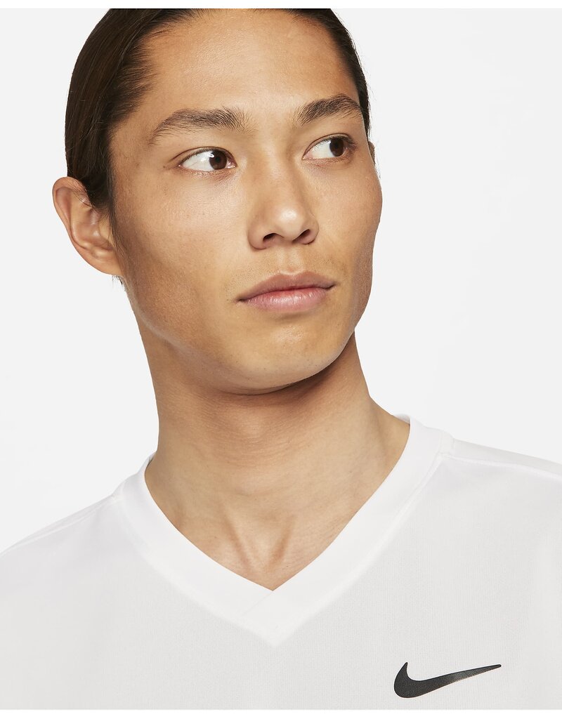 Nike Court Dryfit Victory Top White Large