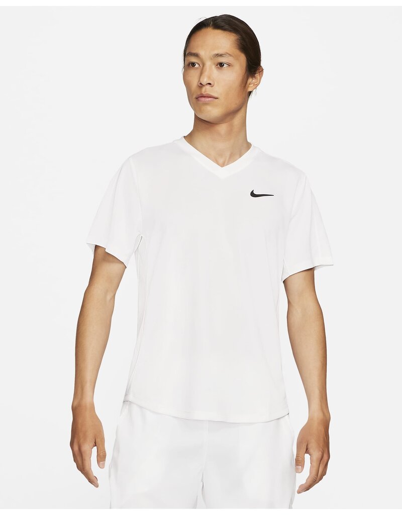 Nike Court Dryfit Victory Top White Large