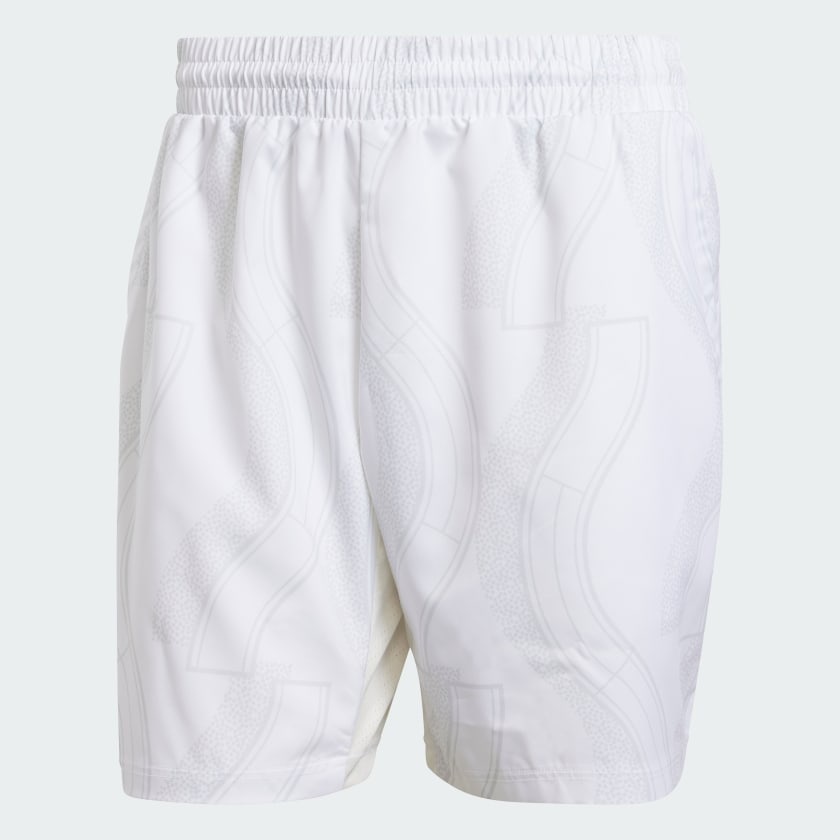 Men's Adidas Club Tennis Graphic Short White - Tennis Topia