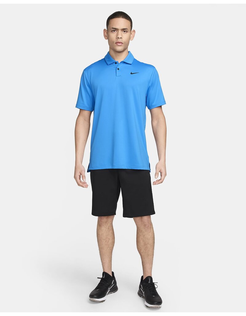 Nike Dri Fit Solid Polo Shirt Blue
