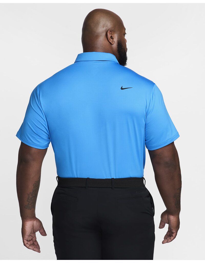 Nike Dri Fit Solid Polo Shirt Blue