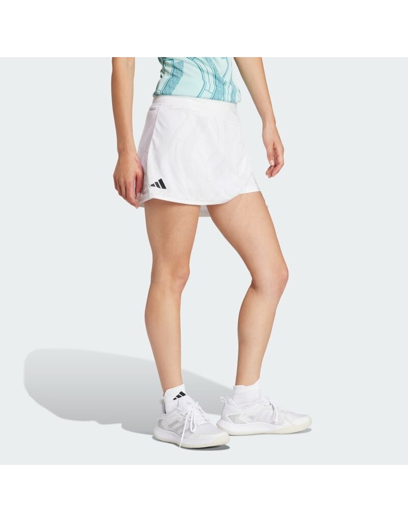 Adidas Women's Club Tennis Graphic Skirt White