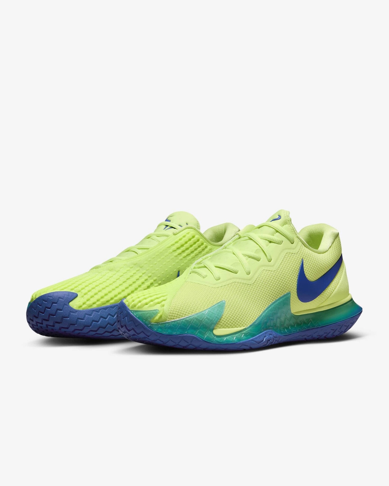 大特価!! Vapor Men's Nike Cage Topia Tennis - Twist/Royal Lemon Rafa 4 シューズ(男性用)