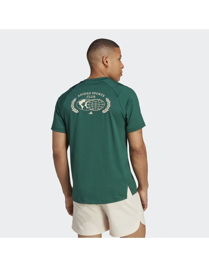 Adidas Men's Adidas Club Graphic Tee Green