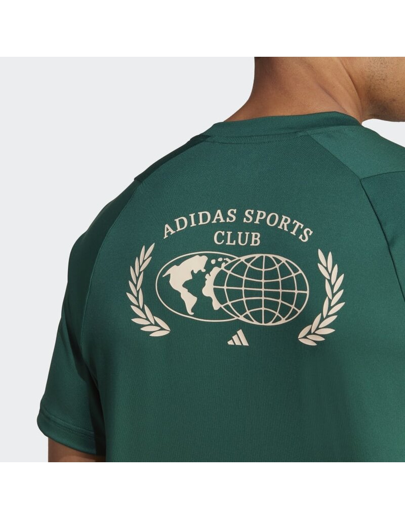 Adidas Men's Adidas Club Graphic Tee Green