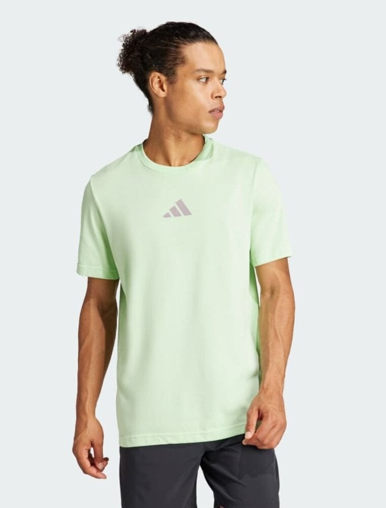 Adidas Men's Adidas Tennis Ball Slam Graphic Tee Green