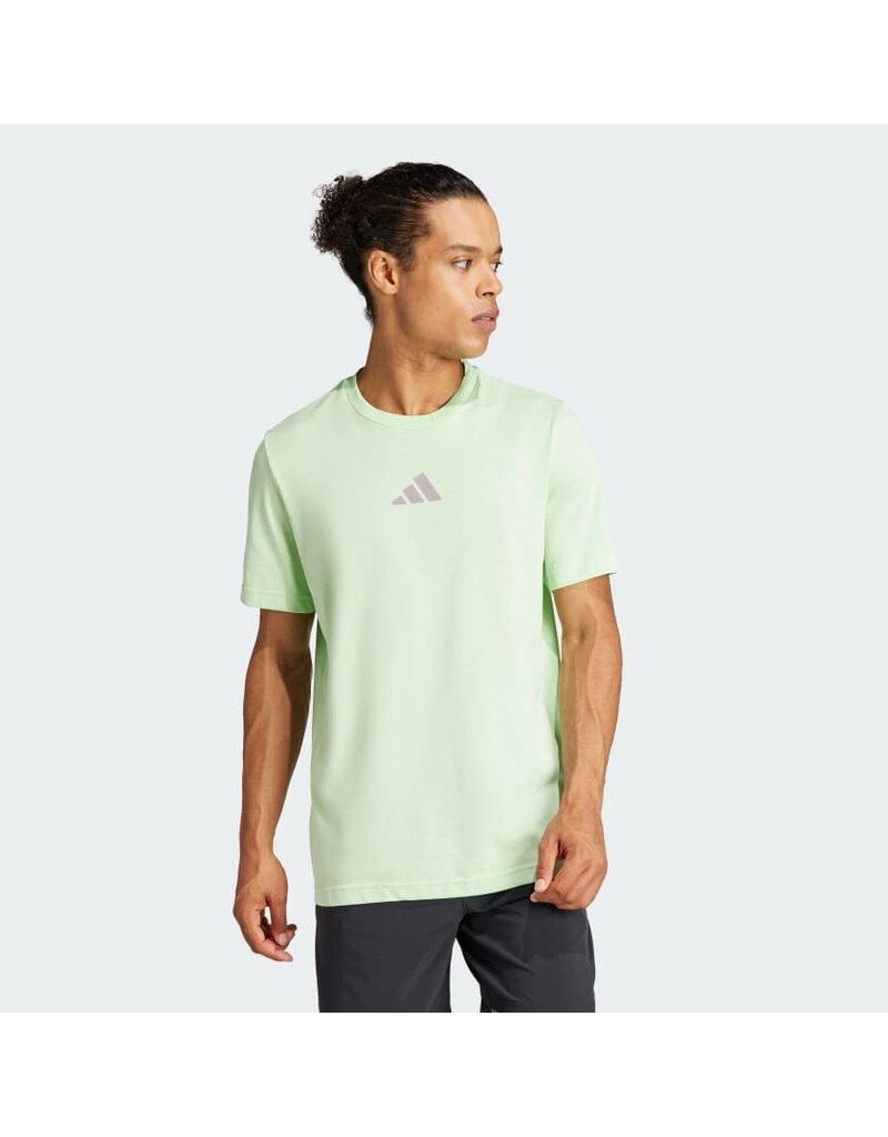 Adidas Men's Adidas Tennis Ball Slam Graphic Tee Green