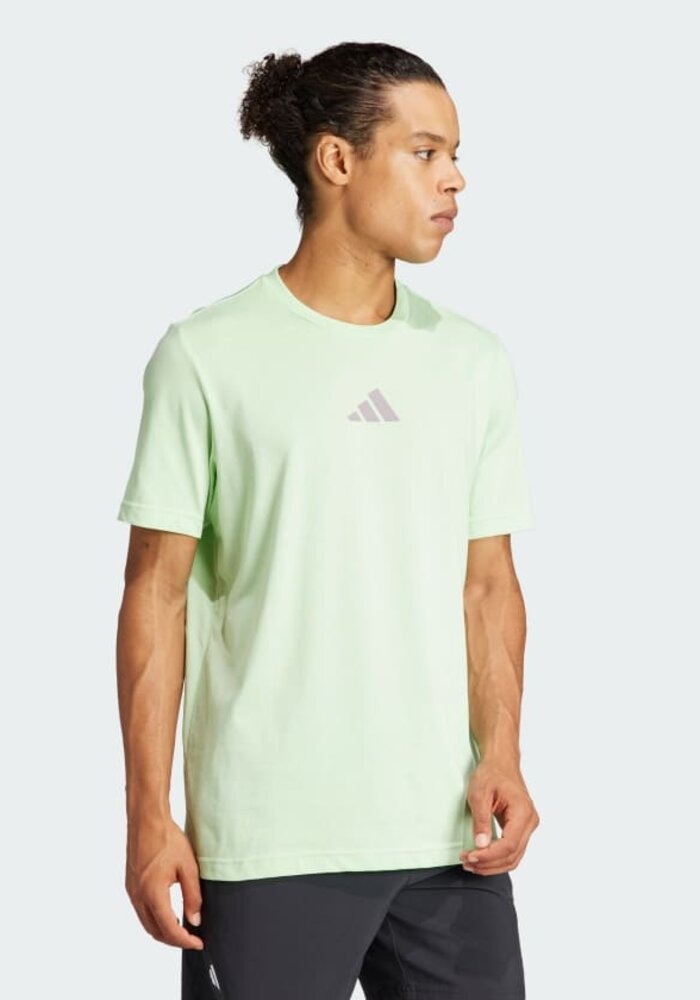 Adidas tee green best sale