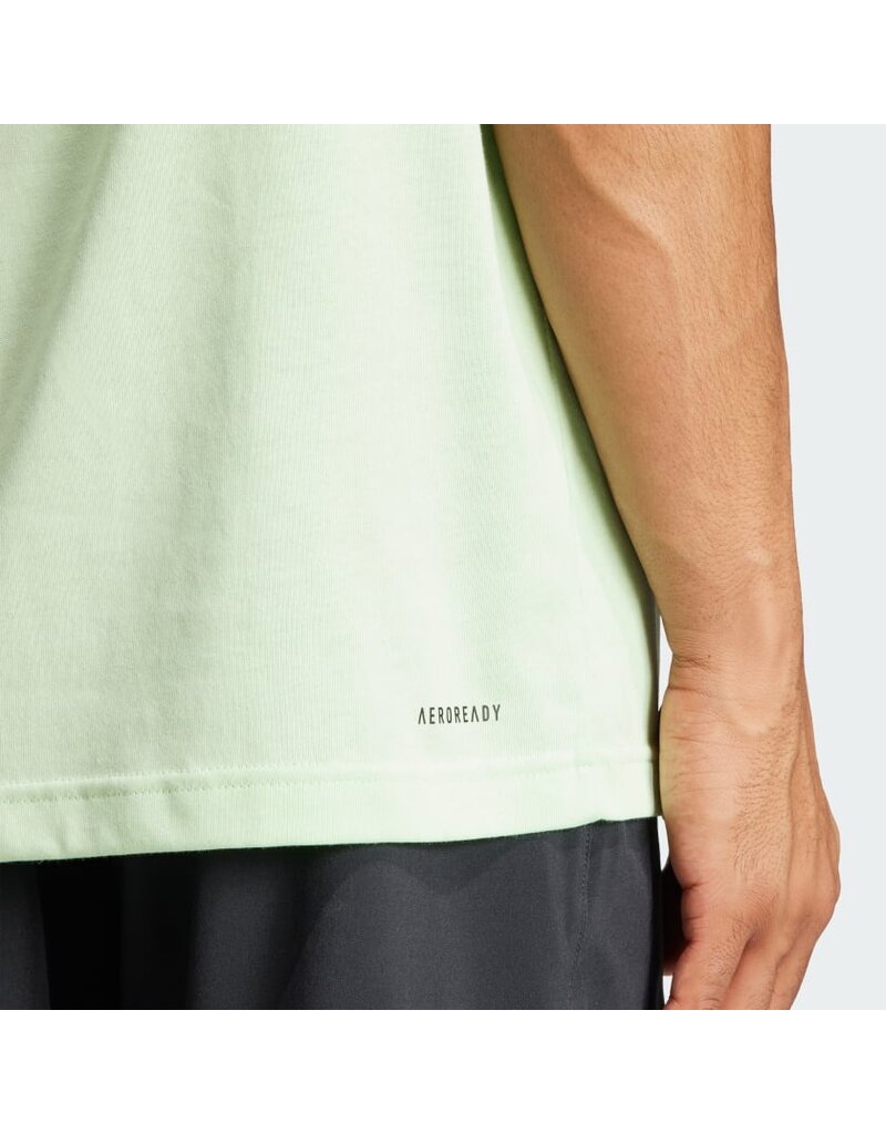 Adidas Men's Adidas Tennis Ball Slam Graphic Tee Green