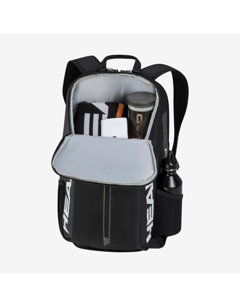 Sac à Dos HEAD Tour 25L - Compartiment Raquettes Tennis - Poche à Chaussures - Design Sportif