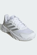 Adidas Woman's CourtJam Control 3 Cloud White / Silver Metallic / Grey One