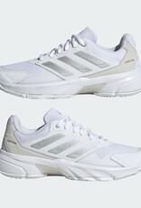 Adidas Woman's CourtJam Control 3 Cloud White / Silver Metallic / Grey One
