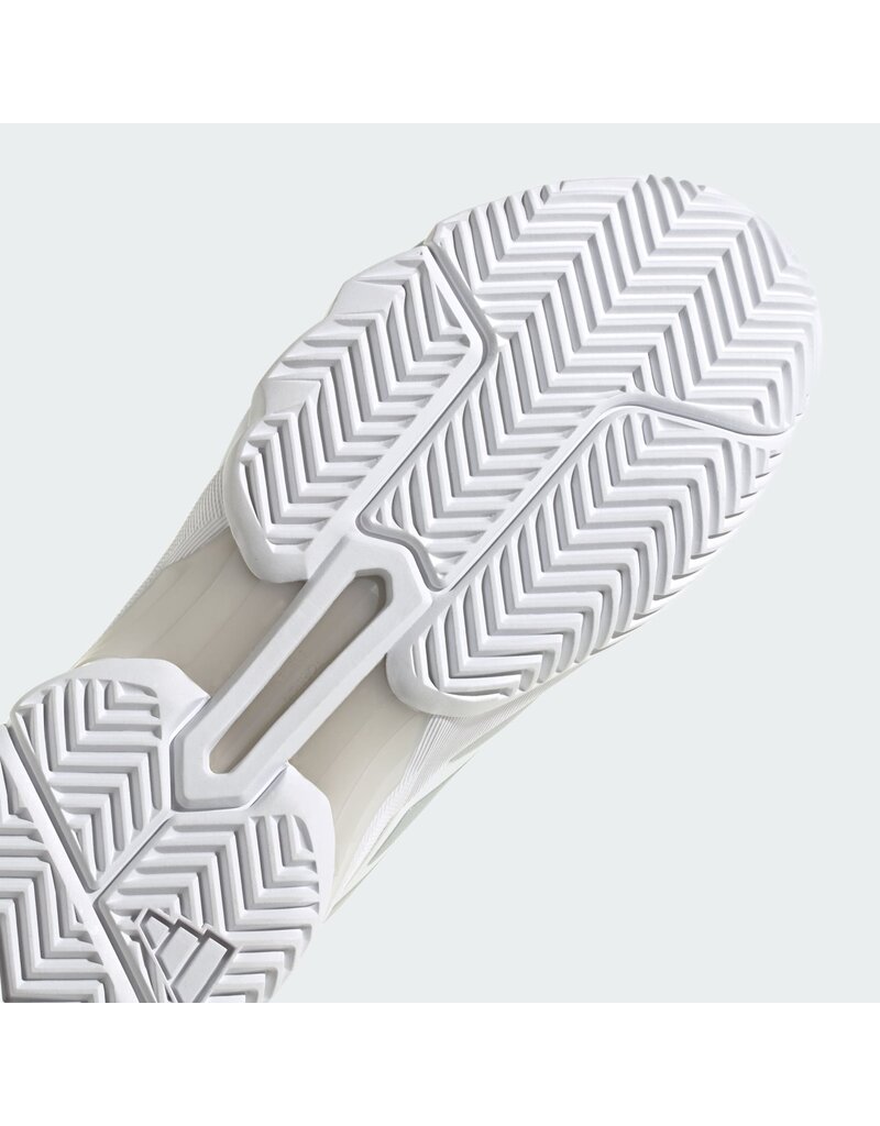 Adidas Woman's CourtJam Control 3 Cloud White / Silver Metallic / Grey One