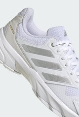 Adidas Woman's CourtJam Control 3 Cloud White / Silver Metallic / Grey One