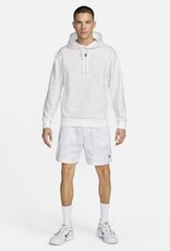 Nike NikeCourt Heritage Men's Dri-FIT Fleece Tennis Hoodie White Medium