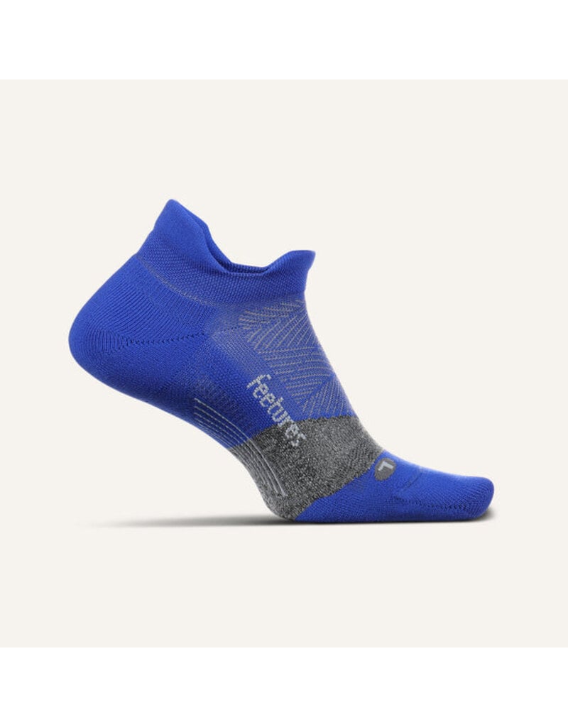 Feetures Elite Max Cushion No Show Tab Boost Blue