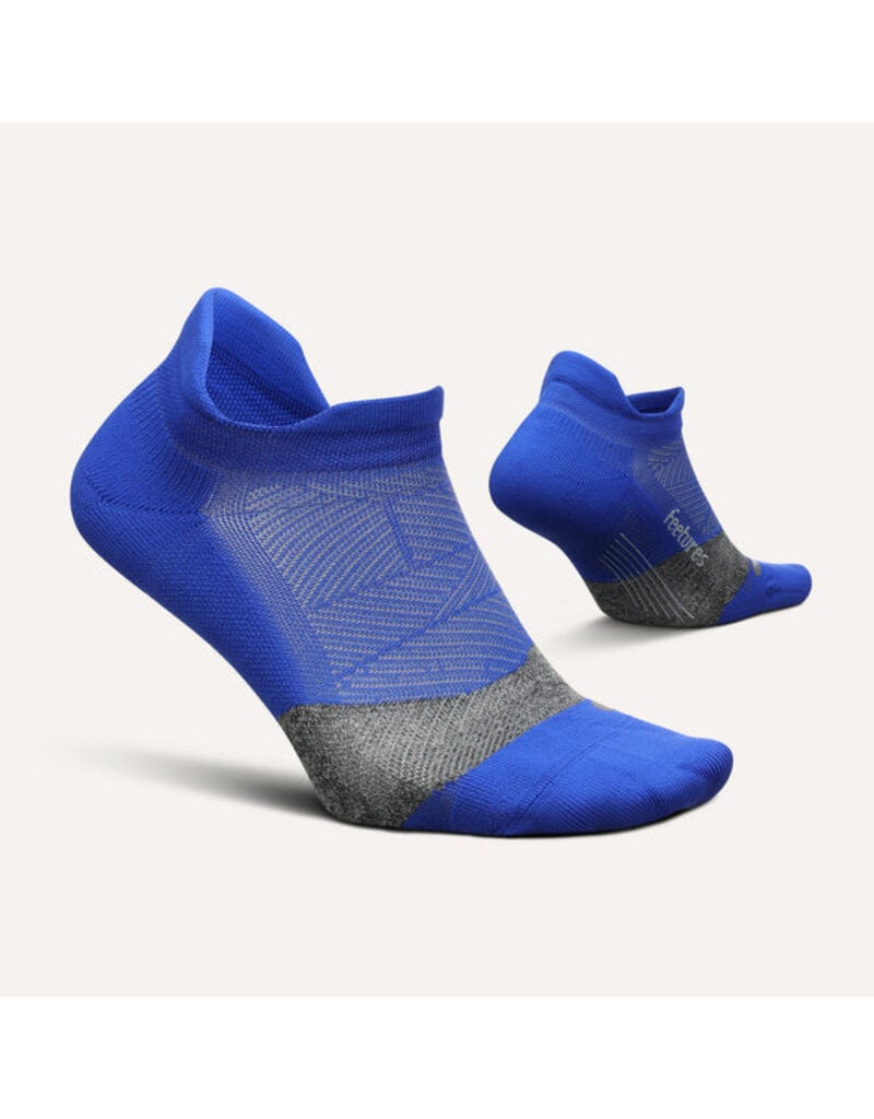 Feetures Elite Max Cushion No Show Tab Boost Blue
