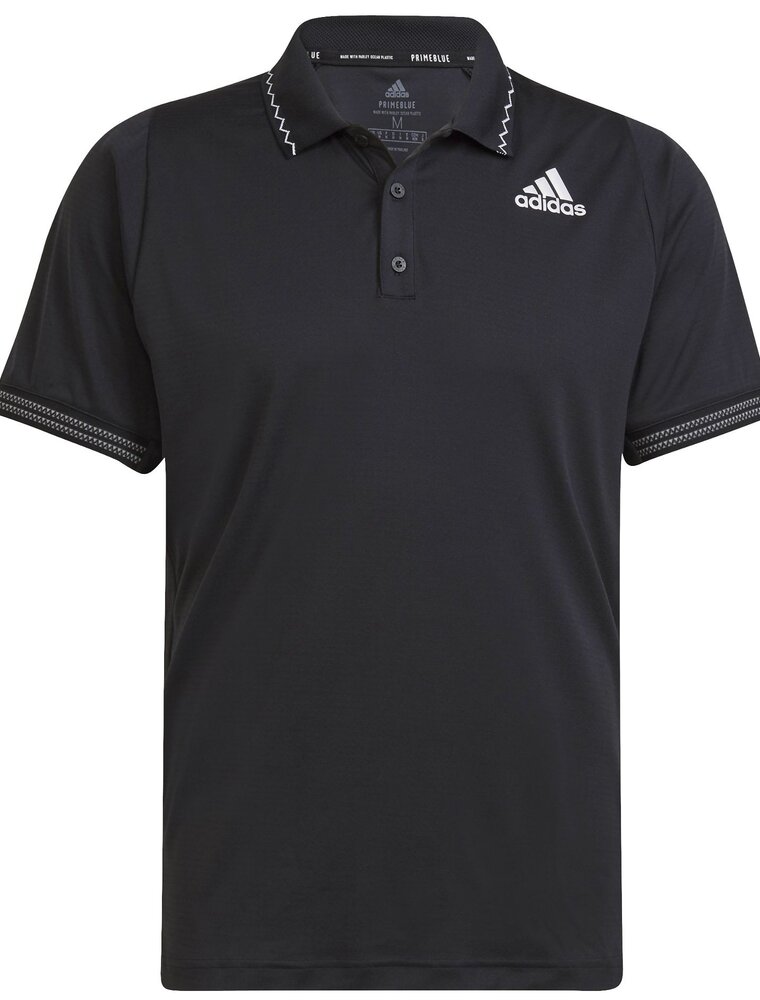 Adidas Adidas Men's Tennis Freelift Polo Shirt Black