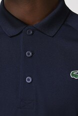 Lacoste SPORT Breathable Run-Resistant Interlock Polo Navy