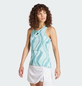 Adidas Club Tennis Graphic Tank Top Flash Aqua