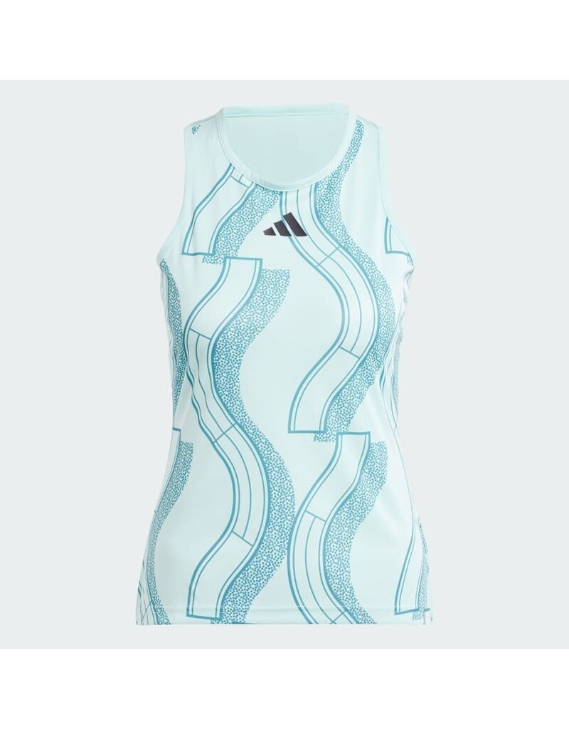 Adidas Club Tennis Graphic Tank Top Flash Aqua