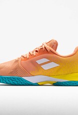 Babolat Jet Mach 3 All Court Junior Shoe- Coral/Gold Fusion