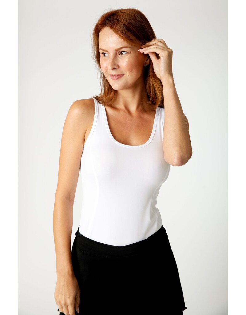 Sofibella White X Tank