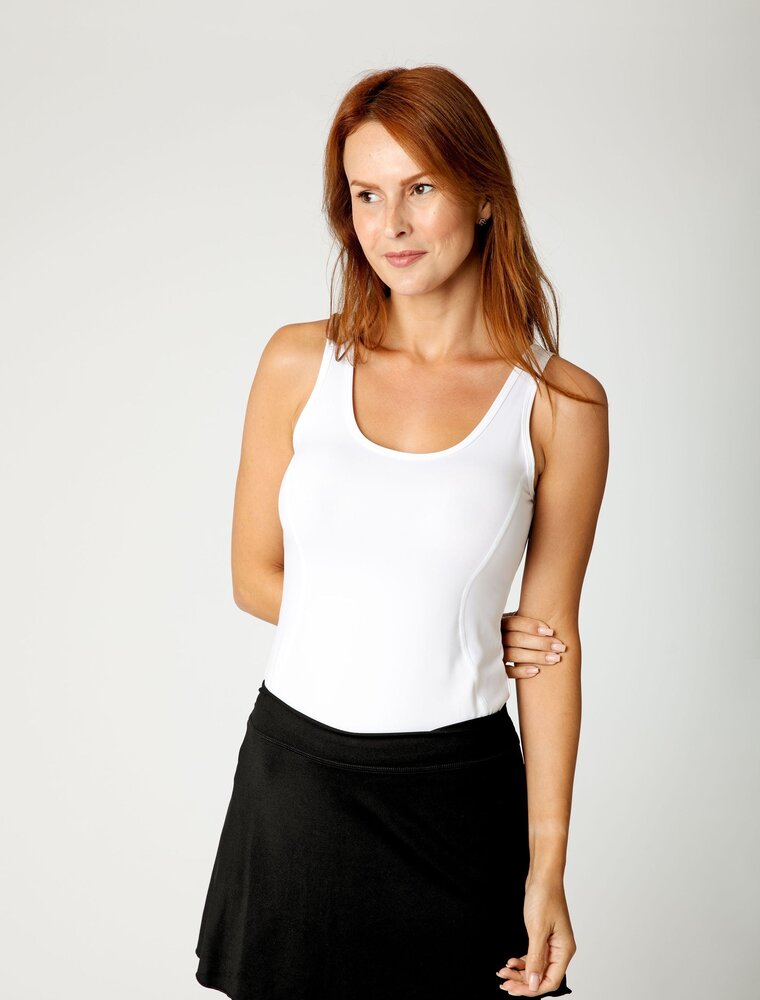 Sofibella White X Tank