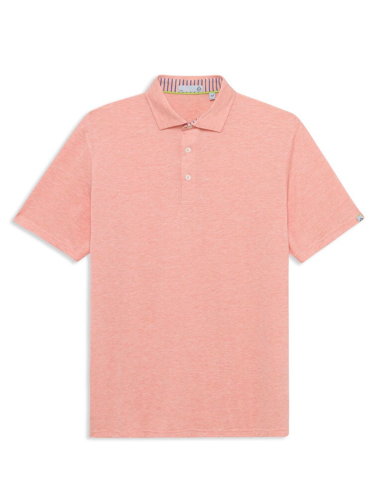 Tasc Cloud Lightweight Polo  Shirt - Lotus Heather