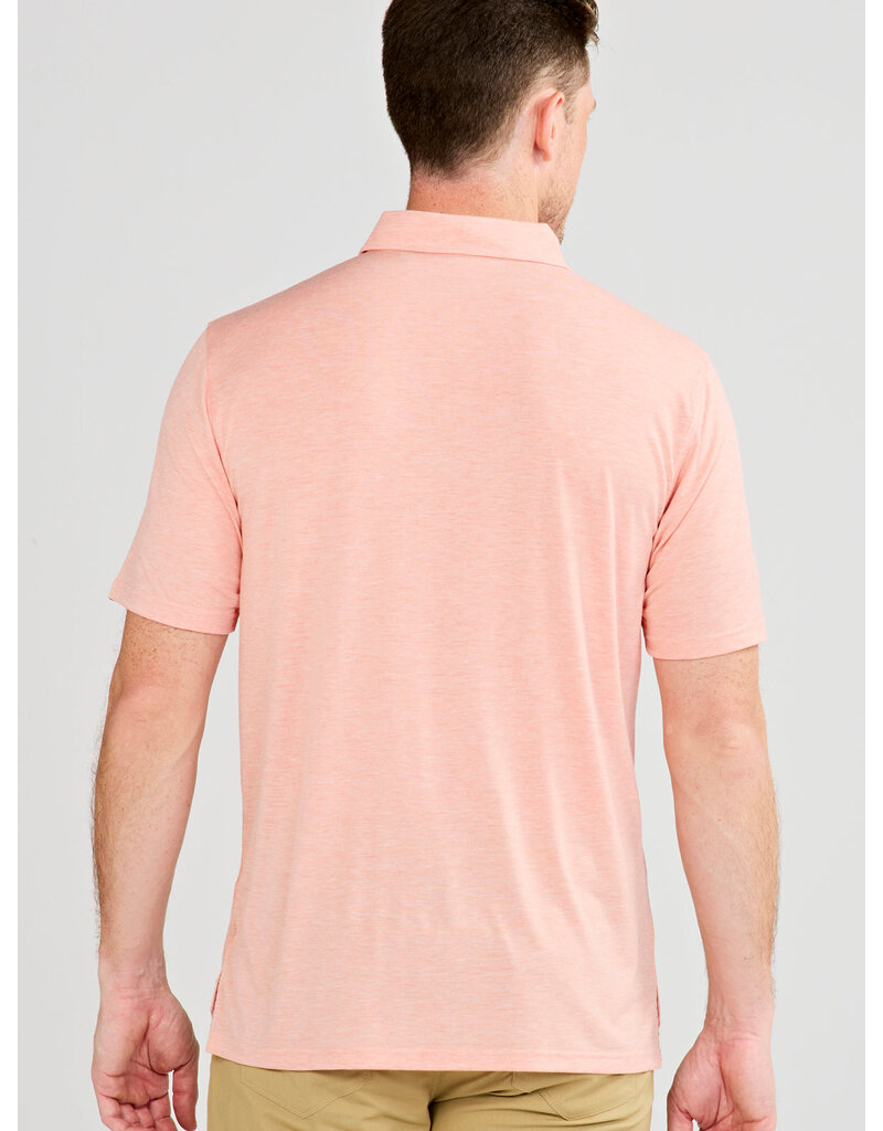 Tasc Men's Cloud Lightweight Polo  Shirt - Lotus Heather