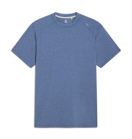 Tasc Carrollton Fitness T-Shirt - Mini Stripe - Dusk Heather/Silver