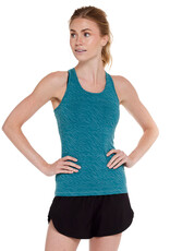 Tasc Recess Racer Back Tank Mountain Green Ripple