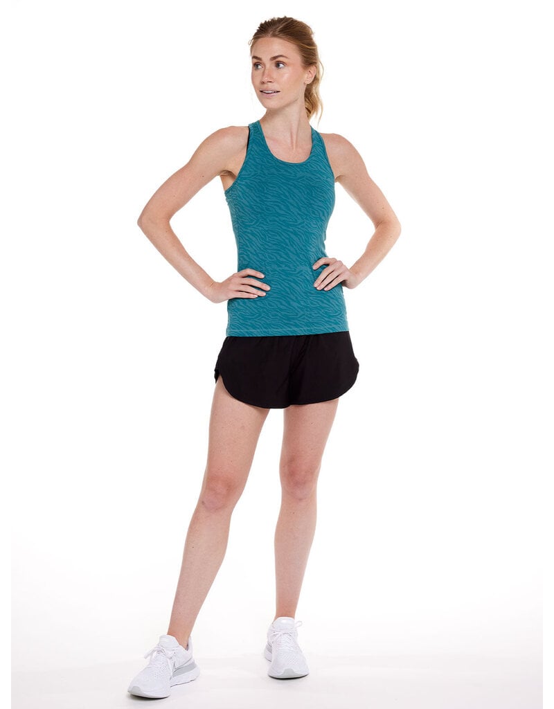 Tasc Recess Racer Back Tank Mountain Green Ripple