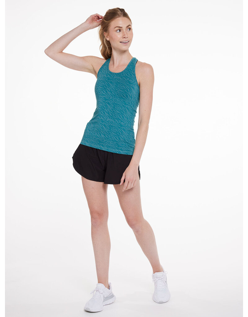Tasc Recess Racer Back Tank Mountain Green Ripple