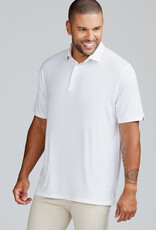 Tasc Cloud Lightweight Polo  Shirt - White