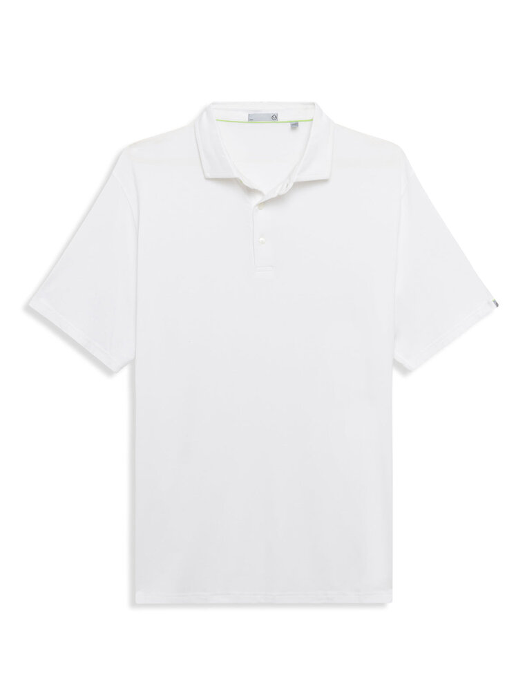 Tasc Cloud Lightweight Polo  Shirt - White
