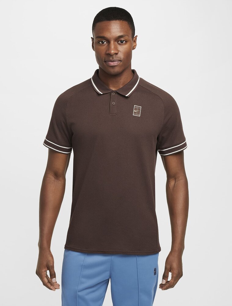 Nike Nike Court Heritage Men's Polo T-Shirt Baroque Brown