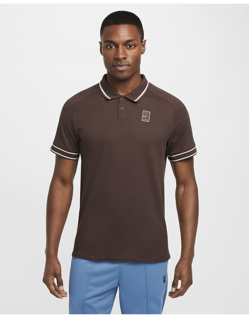 Nike Nike Court Heritage Men's Polo T-Shirt Baroque Brown