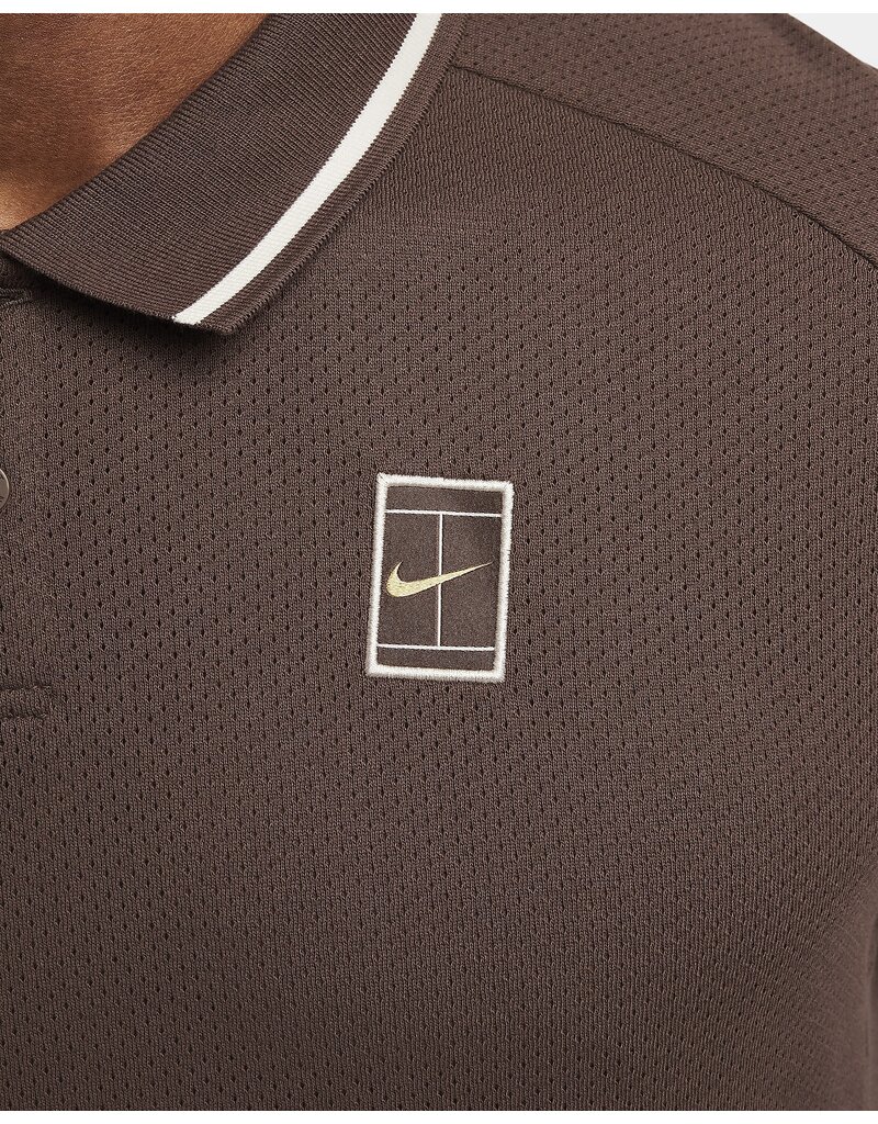 Nike Nike Court Heritage Men's Polo T-Shirt Baroque Brown