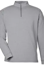 Tasc Carrollton 1/4  Quarter Zip Marble Heather/Shark Gray