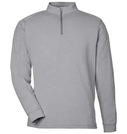 Tasc Carrollton 1/4  Quarter Zip Marble Heather/Shark Gray