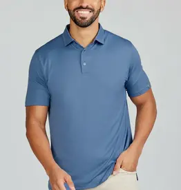 Tasc Cloud Lightweight Polo Blue Topaz Heather