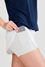 Tasc On the Court 13in Skirt White