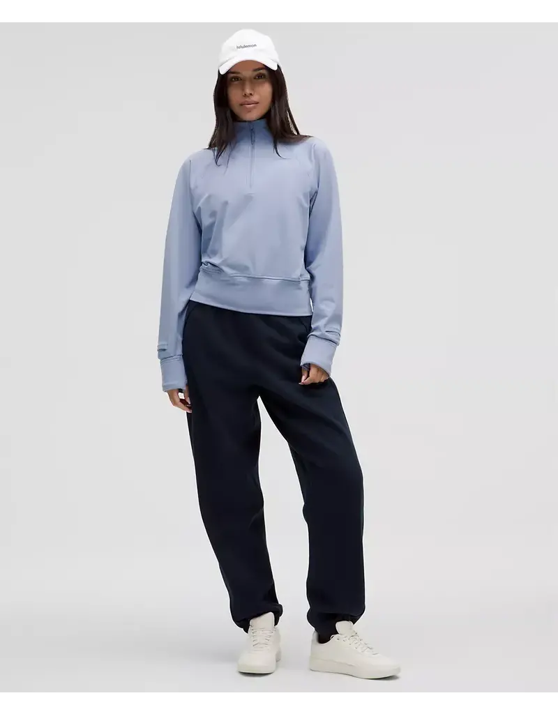 Lululemon It's Rulu Fleece Half Zip  Blue Willow