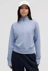 Lululemon It's Rulu Fleece Half Zip  Blue Willow