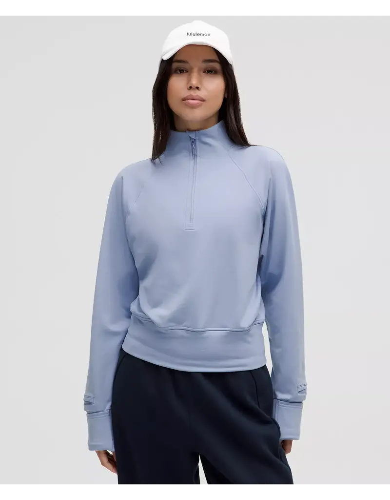 Lululemon It's Rulu Fleece Half Zip  Blue Willow