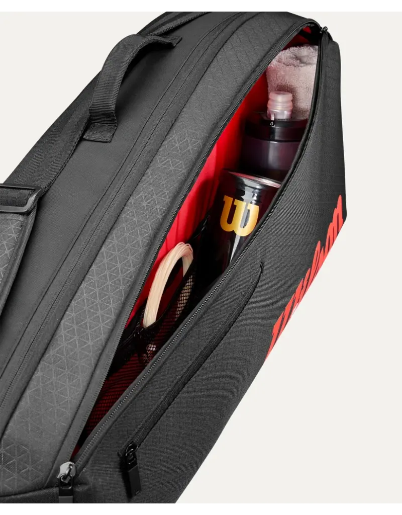 Wilson CLASH V3 3PK RACQUET BAG BLACK/In