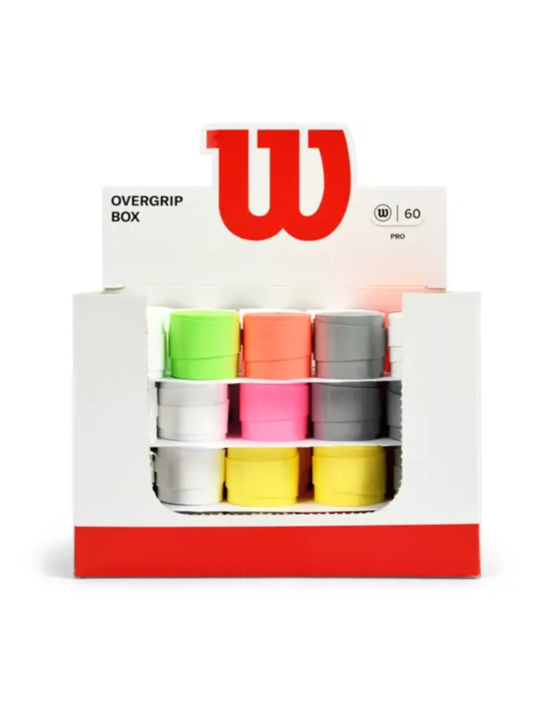 Wilson Wilson PRO OVERGRIP 60 BOX ASSORTED 6 CO
