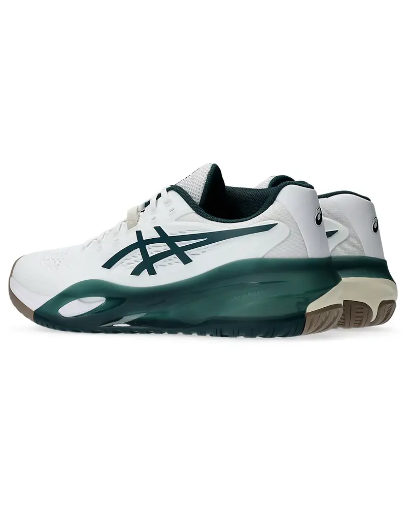 Asics GEL-RESOLUTION X WHITE/SAXON GREEN