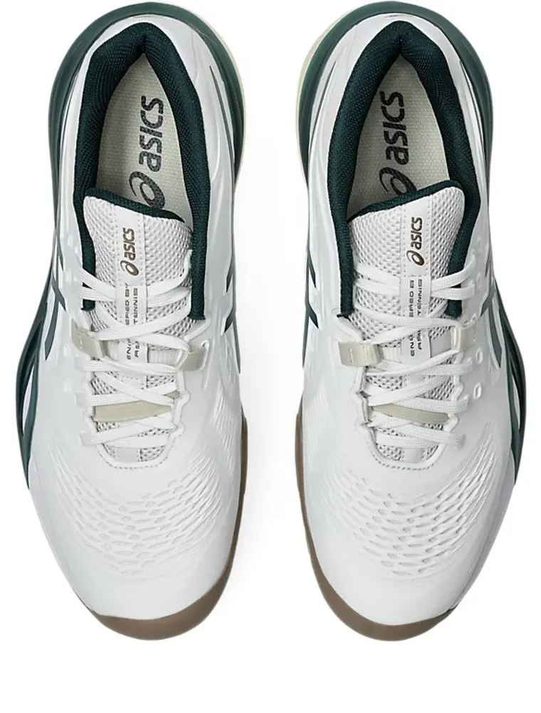 Asics GEL-RESOLUTION X WHITE/SAXON GREEN